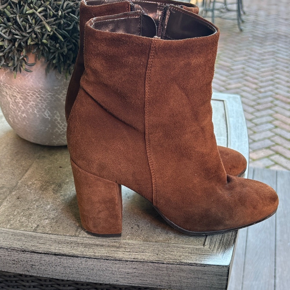 Aldo Brown Suede Ankle Boots